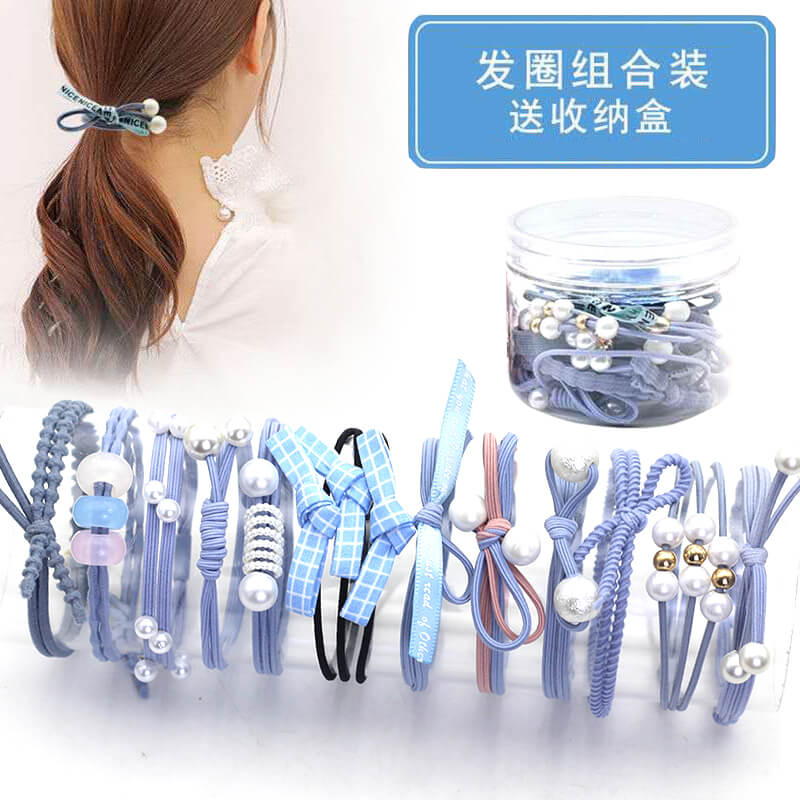 韩国绑头发少女风橡皮筋