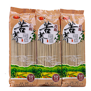乐百味扁豆雀舌面苦荞挂面雀舌面杂粮面片粗粮挂面荞麦挂面