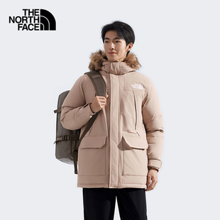TheNorthFace北面羽绒服男款防水600蓬鹅绒中长款加厚大毛领8HMB