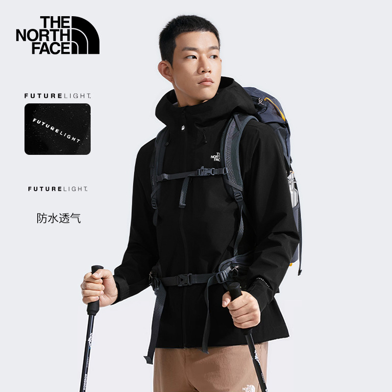 北面防水防风高透气男款冲锋衣