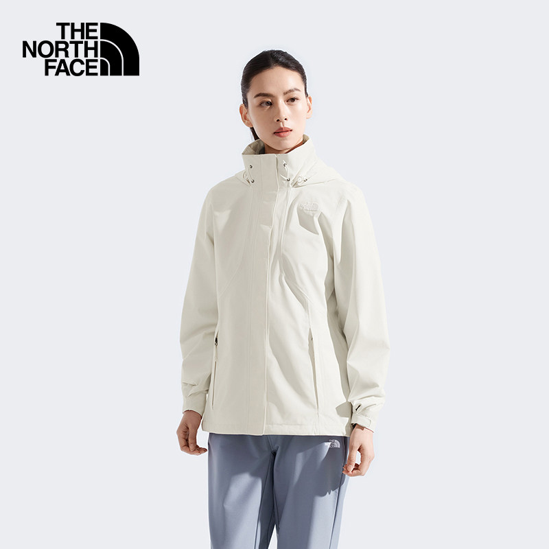 北面防风防水女款硬壳冲锋衣
