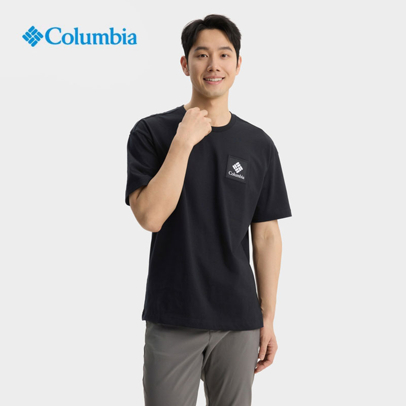 哥倫比亞男圓領短袖T恤戶外休閑