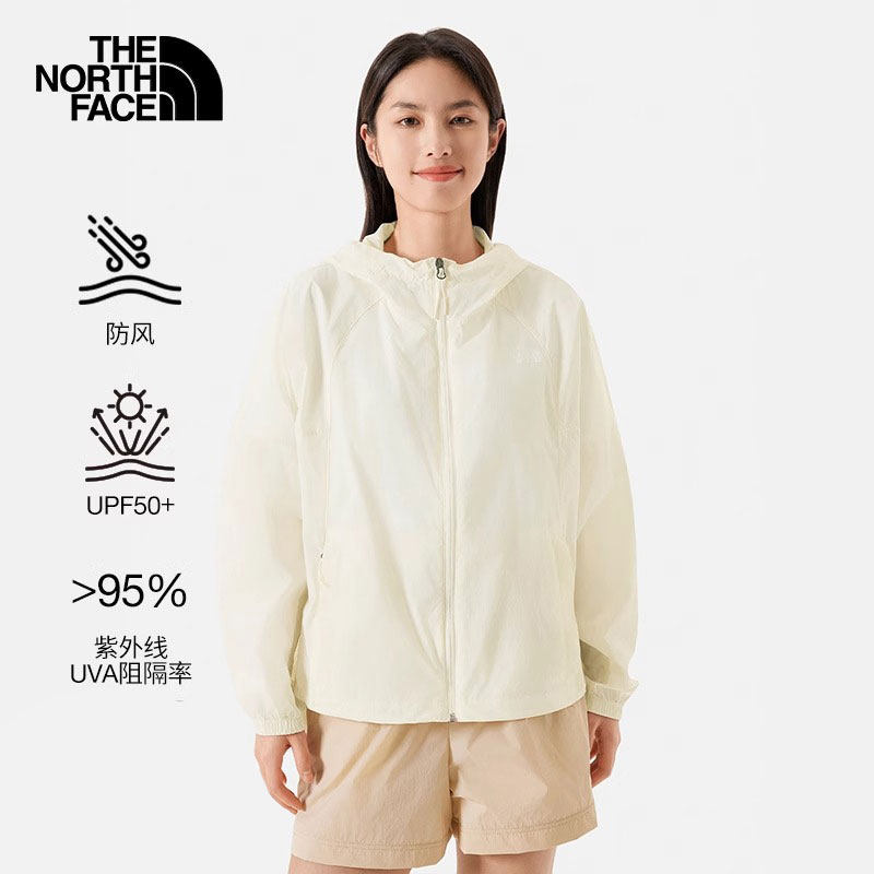 TheNorthFace北面25春夏新款户外防风透气薄外套女防晒皮肤衣,户外/登山/野营/旅行用品,防晒衣,淘宝优惠券,粉丝福利购,淘宝优惠卷