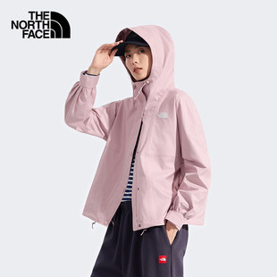 TheNorthFace北面冲锋衣女款短款硬壳防水夹克连帽外套26春季新款