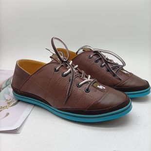 清仓了单鞋 撤柜尾货男鞋 春秋透气牛皮板鞋 防滑底系带休闲鞋 男皮鞋