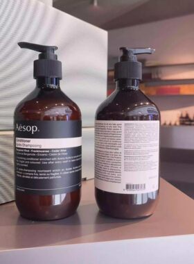 保税区 AESOP伊索 经典丰盈洗发水护发素500ml控油保湿玫瑰发膜