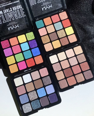 NYX新16色大地色眼影牛仔热带盘