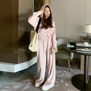 现货温柔穿搭一整套法式套装297-006-P175-K248,女装运动套装,艾艾淮淮