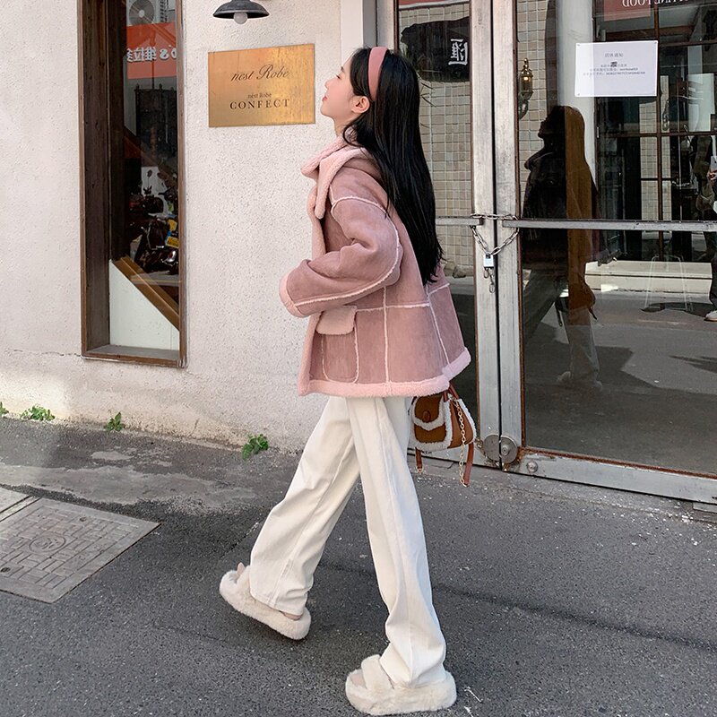 现货皮毛一体加绒加厚297-8111-P175-K258,女装棉衣/棉服,艾艾淮淮