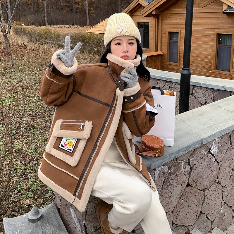 现货贴标重工加厚皮毛一体297-8127-P195-K278,女装棉衣/棉服,艾艾淮淮