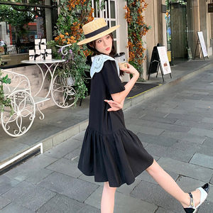 现货 大翻领 宽松遮肉显瘦连衣裙297-269-P115-K168图片