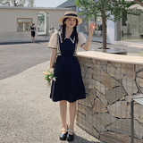 现货娃娃领收腰连衣裙297-7986-P105-K158，女装连衣裙，艾艾淮淮