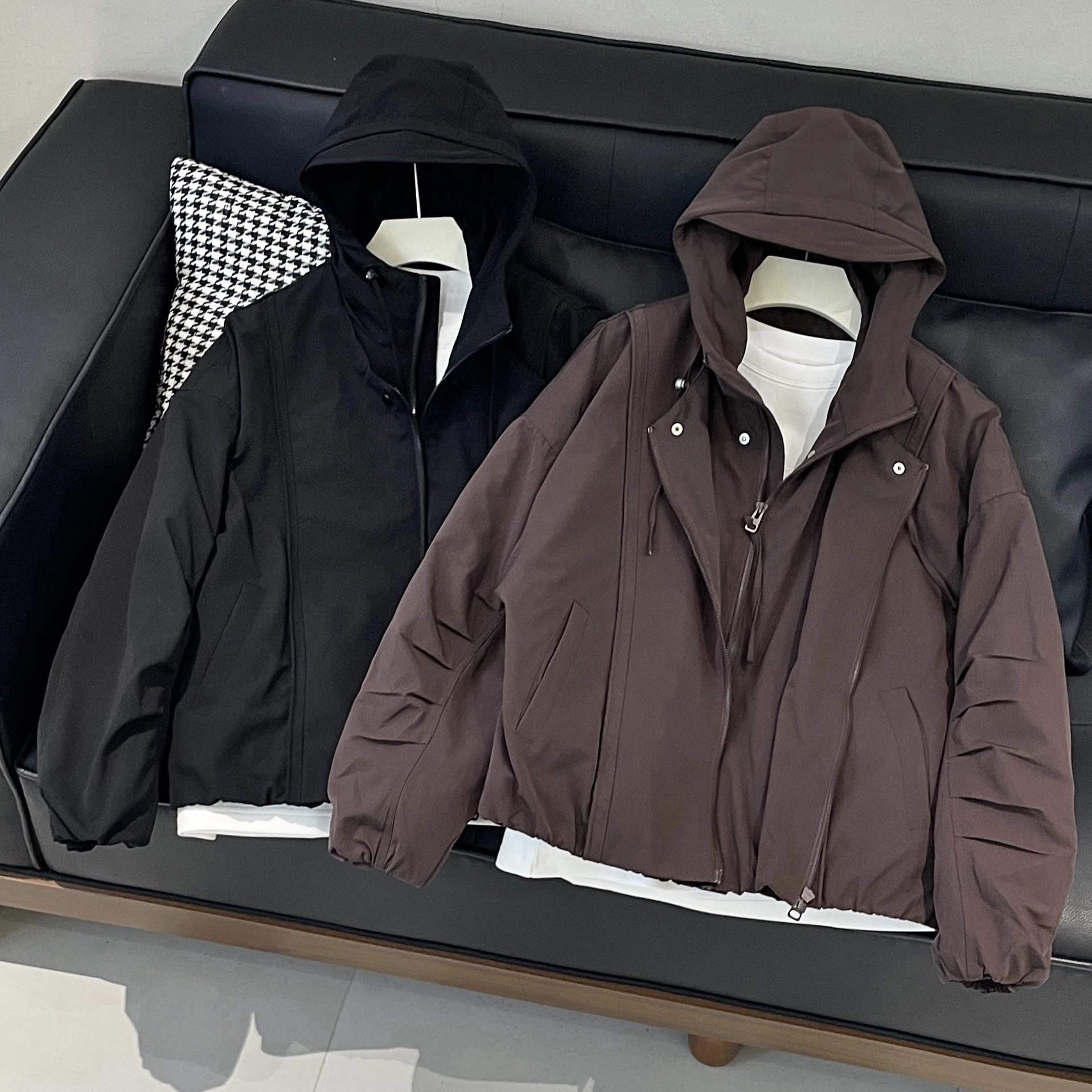 众库秋冬季美式复古连帽冲锋衣双拉链棉夹克男休闲保暖棉衣外套潮,男装,棉衣,淘宝优惠券,粉丝福利购,淘宝优惠卷