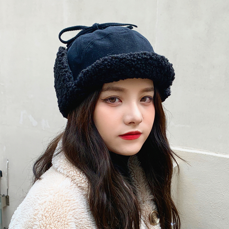 网红护耳加厚保暖秋冬天雷锋帽子