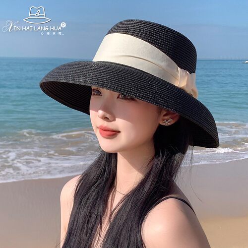 遮阳帽出游街头女春夏季大檐