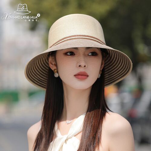 草编遮阳帽出游休闲女夏大檐百搭