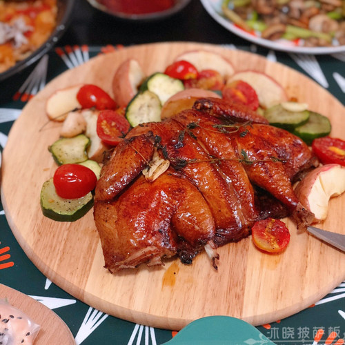 比萨板pizza无手柄餐厅木托盘