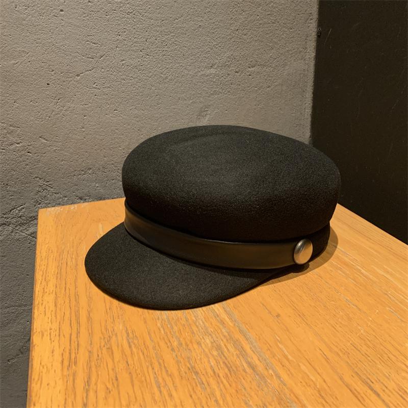 报童帽高品质100%纯羊毛复古