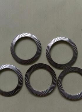 NBK不锈钢带棱纹锁紧垫圈 齿纹防松垫片 双面斜印花弹性垫圈SWRS