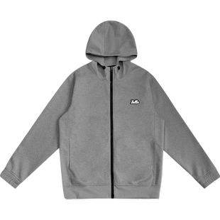 BOUNCE官方BALLIN经典拉链帽衫运动休闲外套纯色男女卫衣纯色