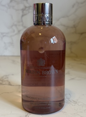 molton brown delicious rhubarb rose大黄玫瑰300ml沐浴露啫喱