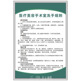 医疗美容手术室洗手规则规章制度药房工作制度护士医师工作职责