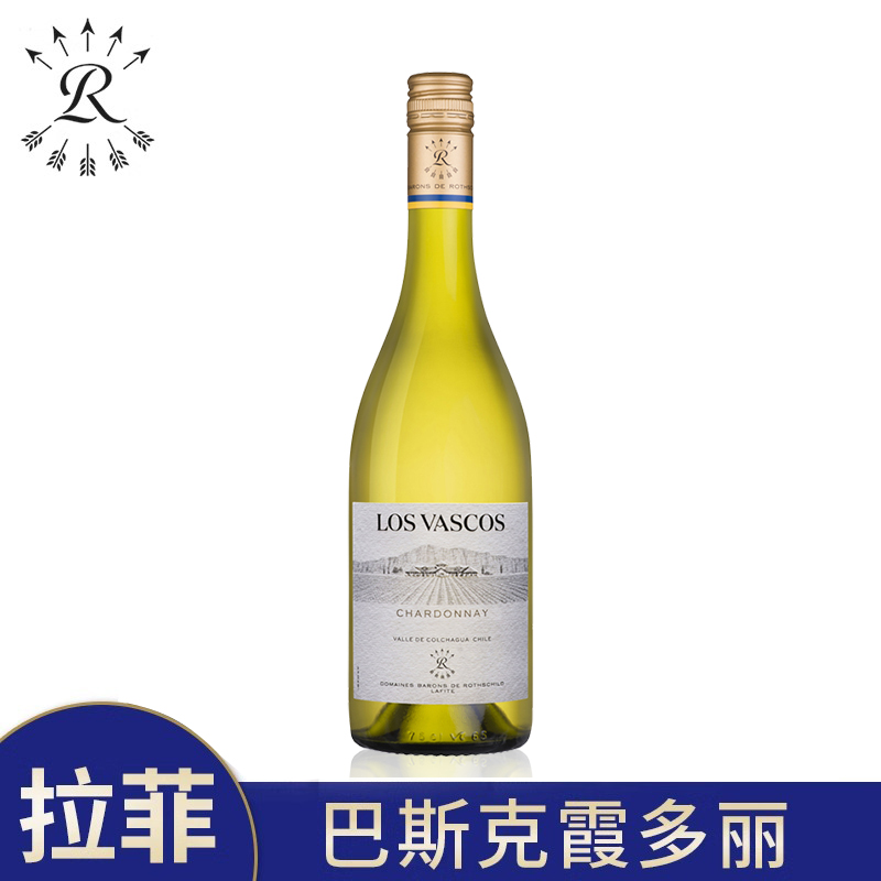 LAFITE/拉菲罗斯柴尔德智利原瓶进口巴斯克霞多丽干白葡萄酒750ML