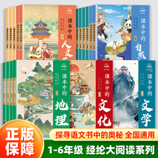 经纶大阅读课本中的历史+课本中的文学小学生三四五六年级通用版2024春季版探寻藏在语文中的历史文学奥秘3456年级小学课外阅读书