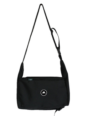 Mrakeai Kyyds MK黑色男女款大容量单肩斜挎包通勤包简约百搭背包