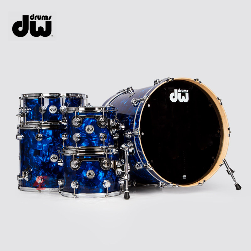 dw collectors 收藏家系列 5鼓架子鼓爵士鼓 blue moonstone