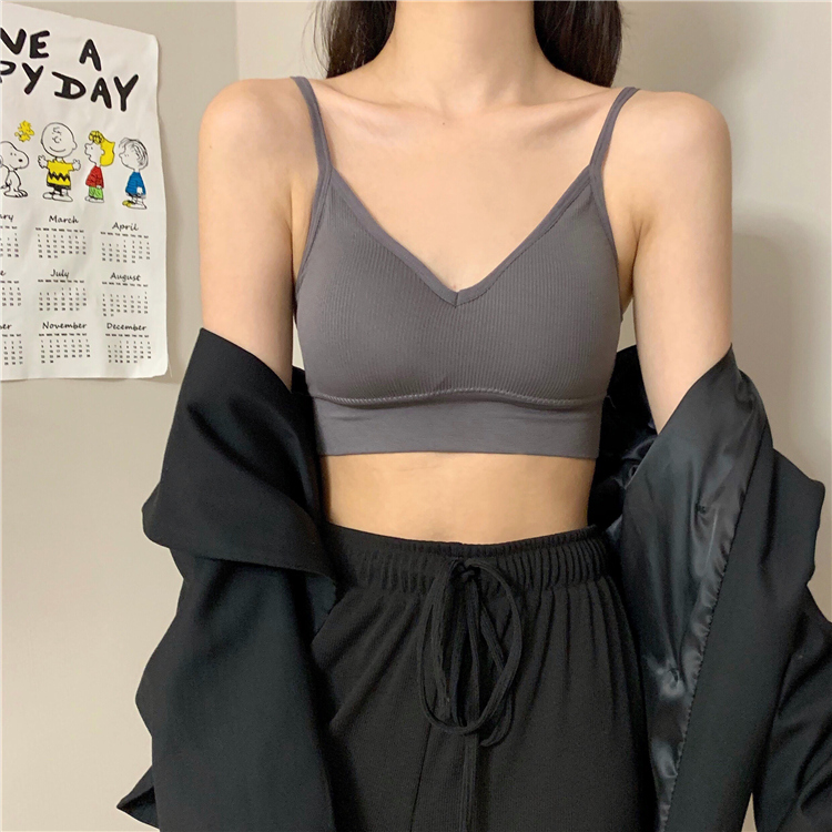 miko2件装交叉螺纹修身少女内衣