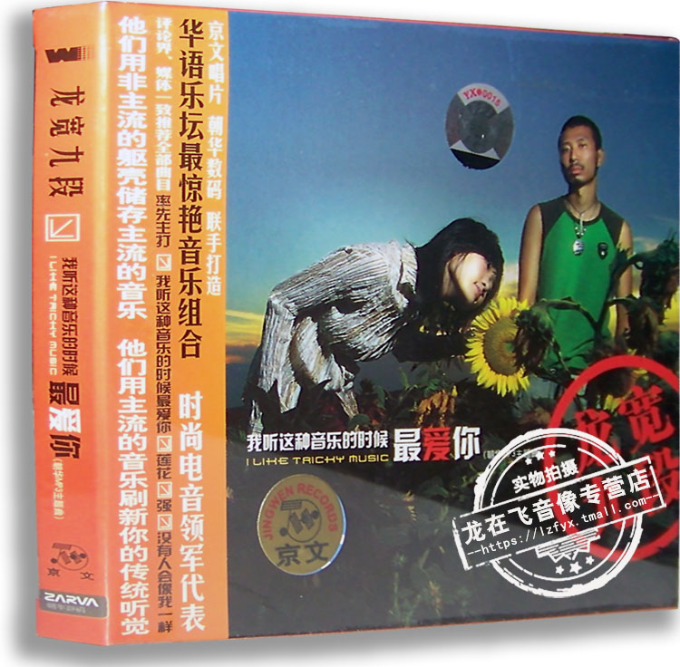 正版专辑 龙宽九段:我听这种音乐的时候*爱你CD 04专辑 京文唱片