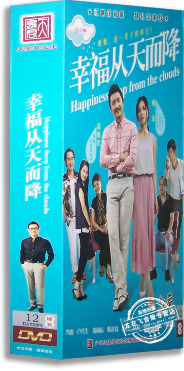 正版电视剧 幸福从天而降12DVD 精装版 涂松岩 刘涛 潘雨辰