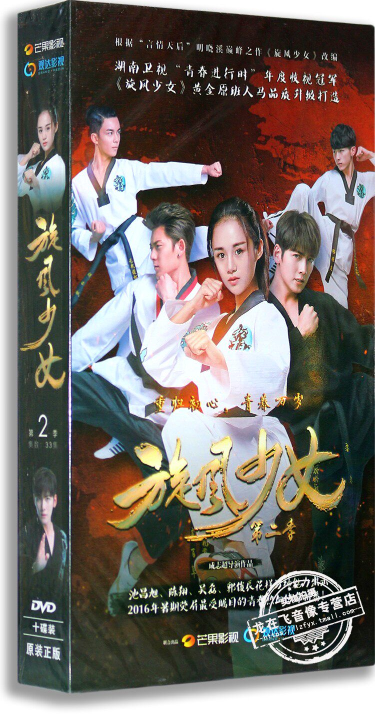 正版电视剧 旋风少女第二季 10dvd 高清精装版 池昌旭  陈翔