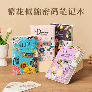 密码本儿童日记本男孩一年级带锁笔记本小学生田字格卡通本子方格手账本二年级随身a5记事本女孩记作业本