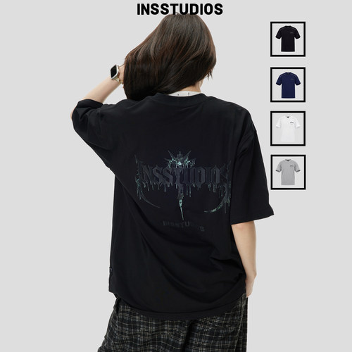 INSstudios「死神镰刀LOGO短袖」