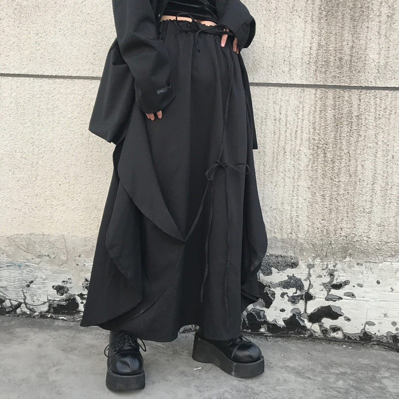 INSstudios.19AW the republic of korea ins Trend Yamamoto Diablo A small minority Irregular Pieces skirt Female modelsin the Women's clothing/Boutique , Skirts  category - from Buy2taobao.com to provide professional Taobao agent buy service