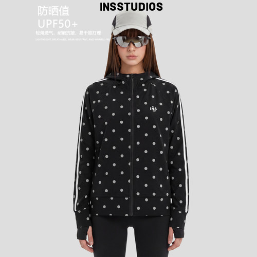INSstudios波点满印UPF50+防晒衣