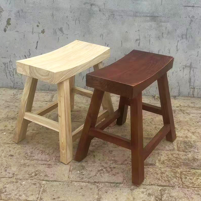 实木凳子厂家直销凹面凳子