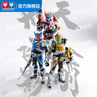 奥迪双钻铠甲勇士刑天小队铠拼飞影金刚双形态可动拼装手办模型