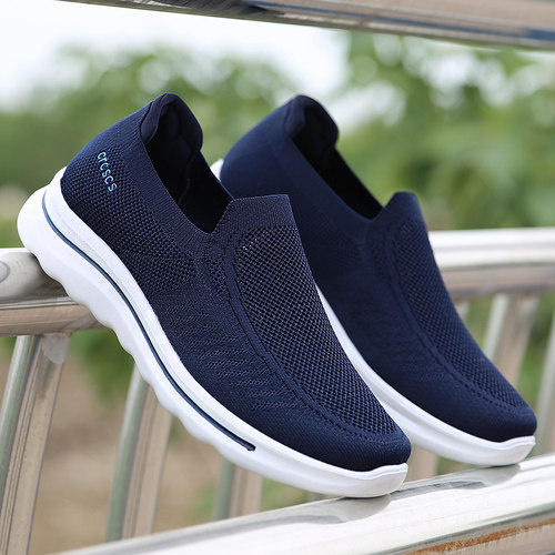 健步鞋软底布鞋中老年男