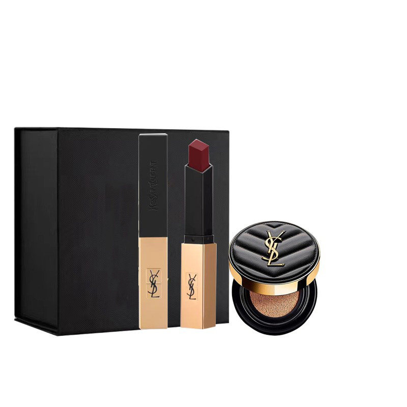 【小金条小黑条唇釉+黑皮革气垫+礼盒礼袋】口红唇膏气垫粉底礼盒,彩妆/香水/美妆工具,唇膏/口红,淘宝优惠券,粉丝福利购,淘宝优惠卷