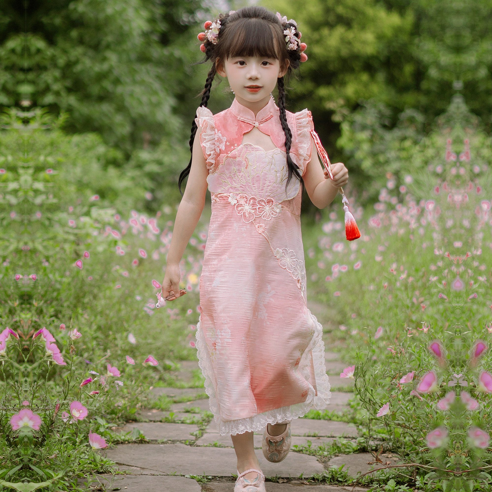 洛竹原创轻奢高端洋气礼服旗袍图片