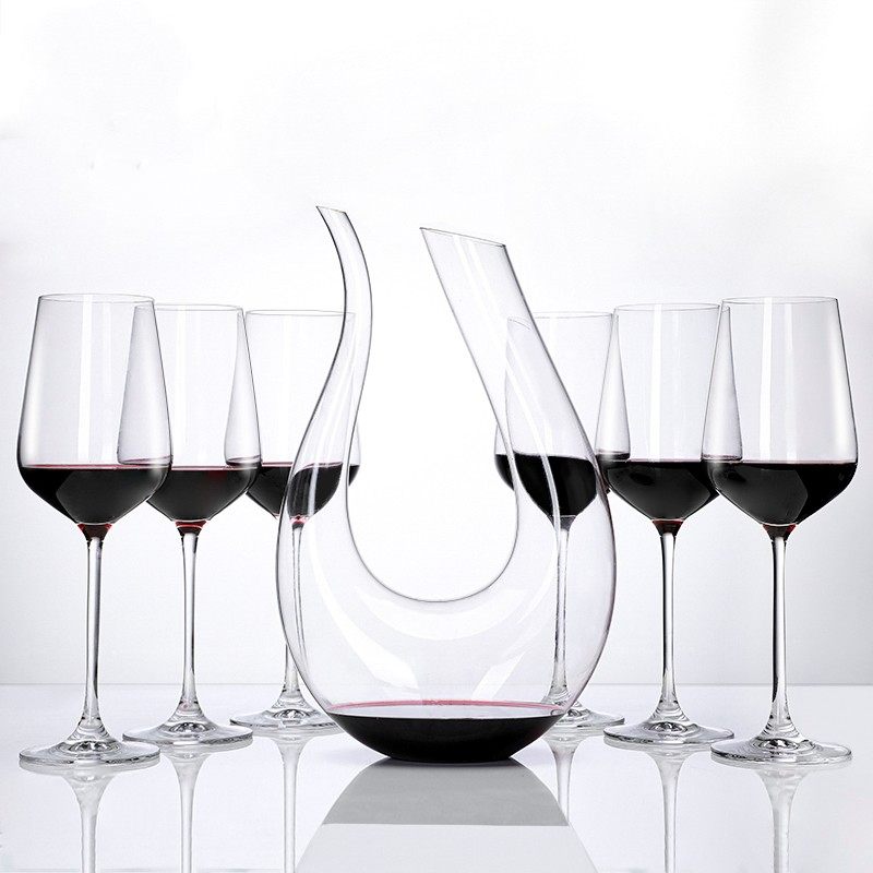 德国工艺水晶玻璃红酒杯波尔多葡萄酒杯高脚杯组勃艮第醒酒器套装,餐饮具,葡萄酒/红酒杯,淘宝优惠券,粉丝福利购,淘宝优惠卷