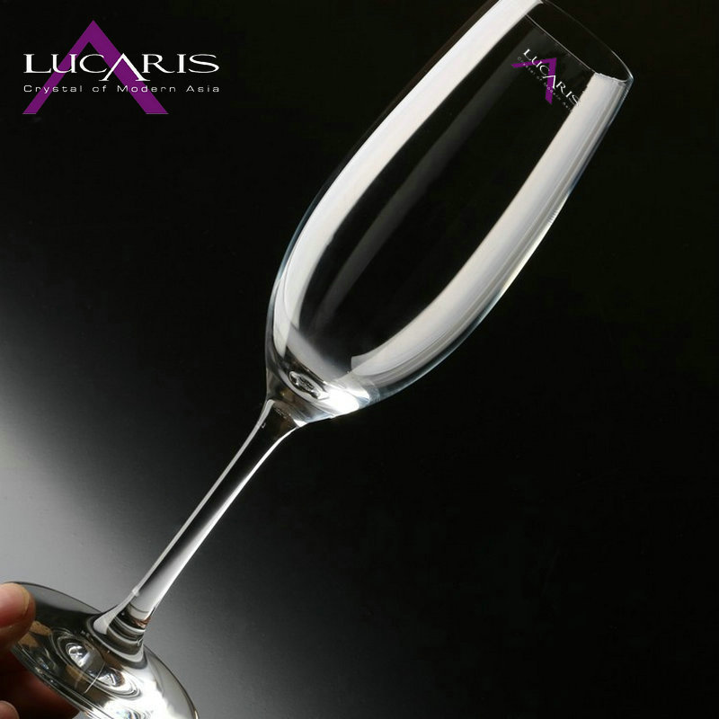 LUCARIS水晶玻璃高脚香槟杯婚庆聚会甜酒气泡酒杯子泰国原装进口