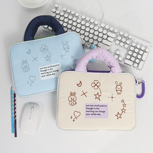 手提电脑包14寸女太空棉11寸IPAD平板防震棉16寸笔记本