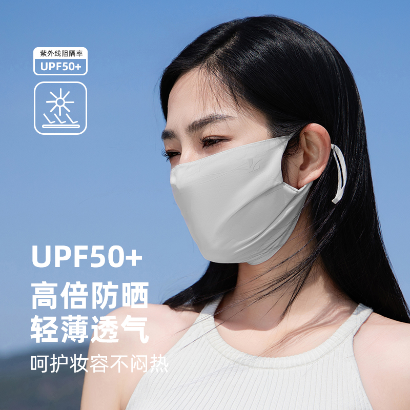 面罩护脸冰丝透气轻薄脸基尼遮阳