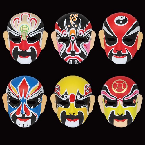 戏曲说唱脸谱面具京剧可佩戴