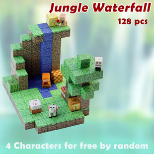 世界磁力块套装 magnetic 磁吸拼装 Minecraft blocks 积木玩具 我