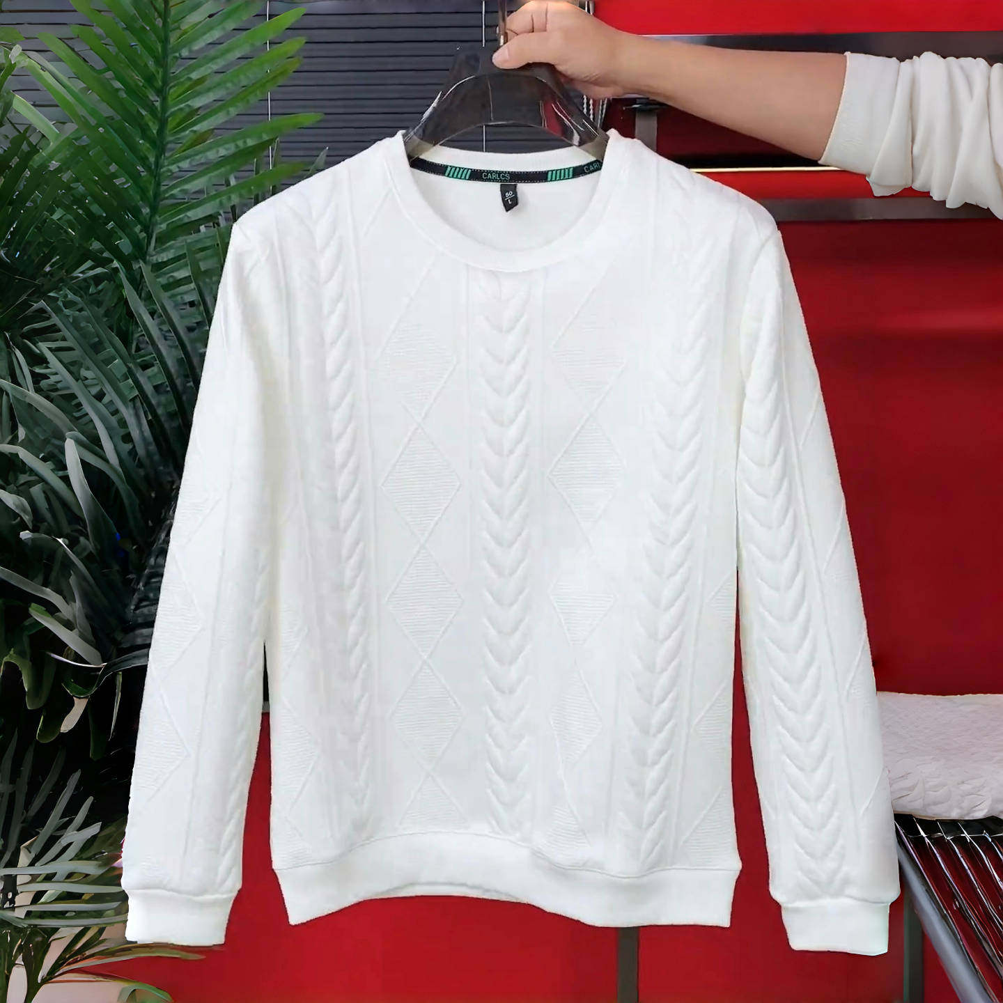 2025男款卫衣圆领男士新款冬季韩版百搭加厚长袖t恤秋冬装上衣潮